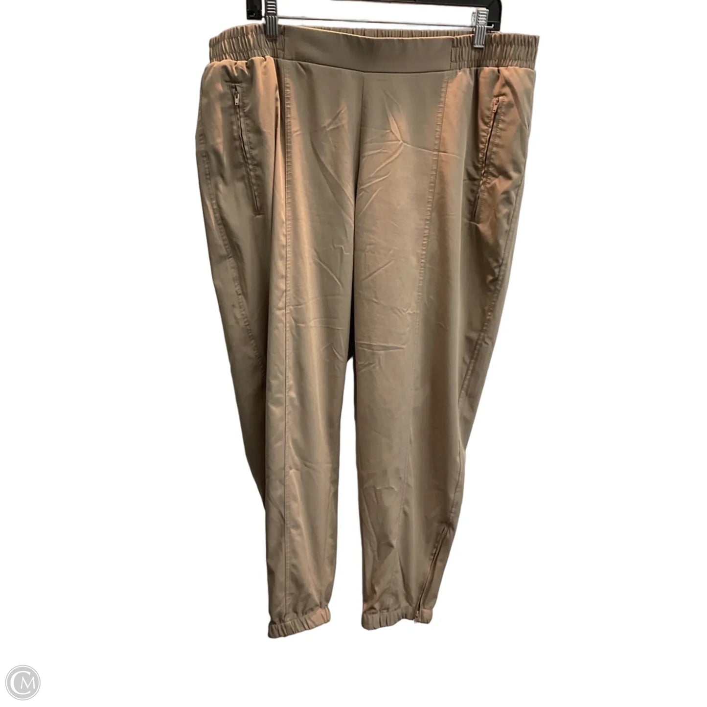 Athletic Pants By Old Navy In Tan, Size: Xl