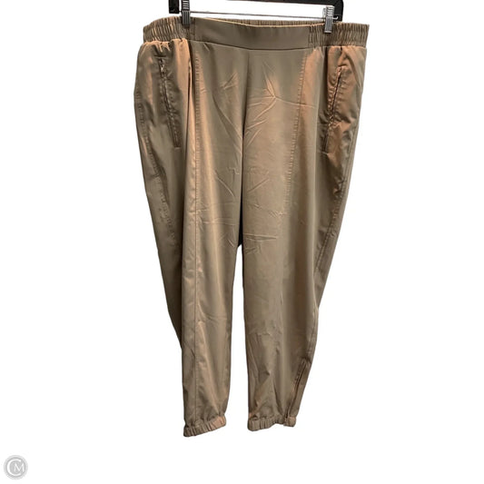 Athletic Pants By Old Navy In Tan, Size: Xl