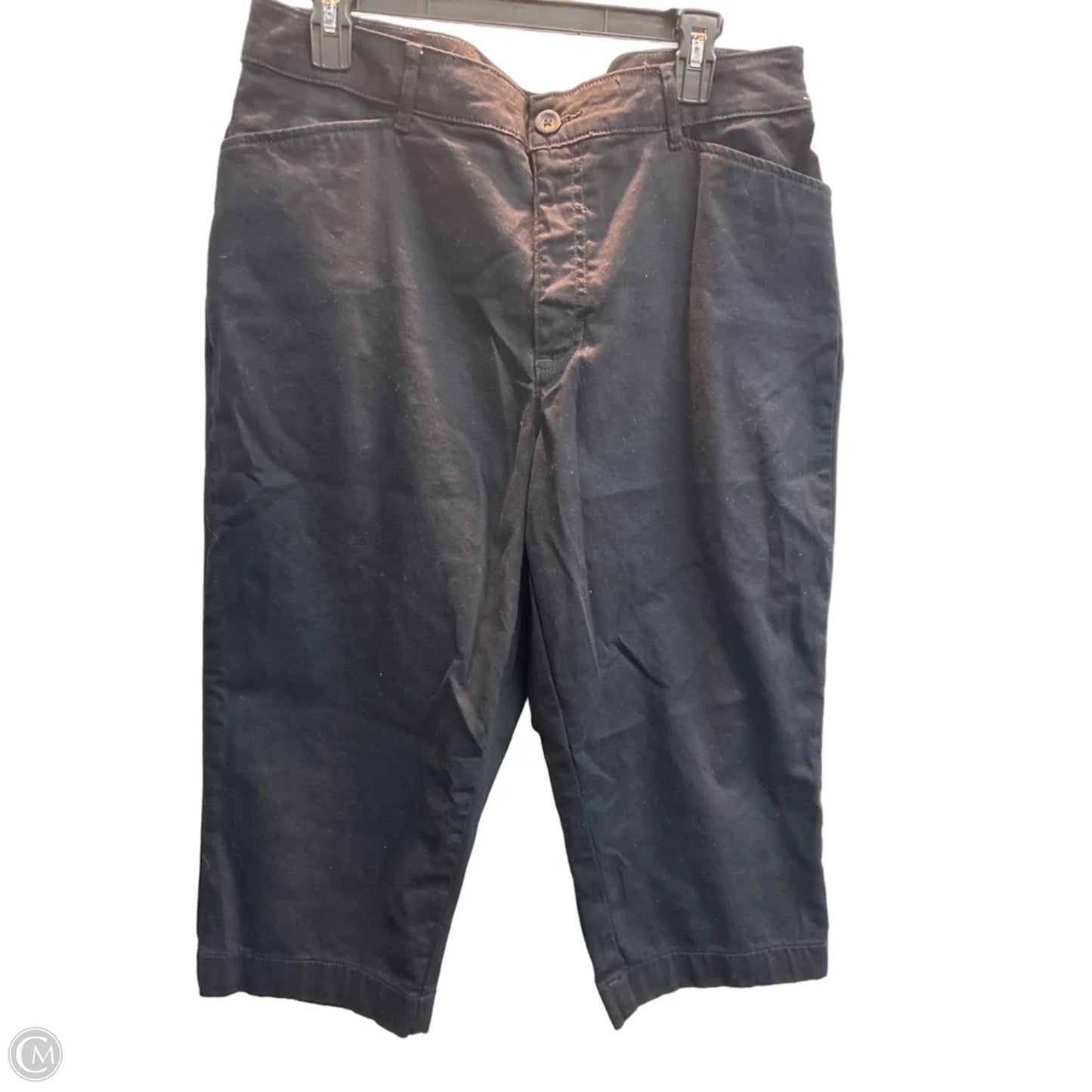 Capris By St Johns Bay In Black, Size: 16