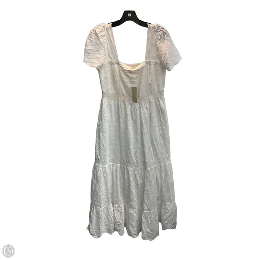 Dress Casual Maxi By Universal Thread In White, Size: L