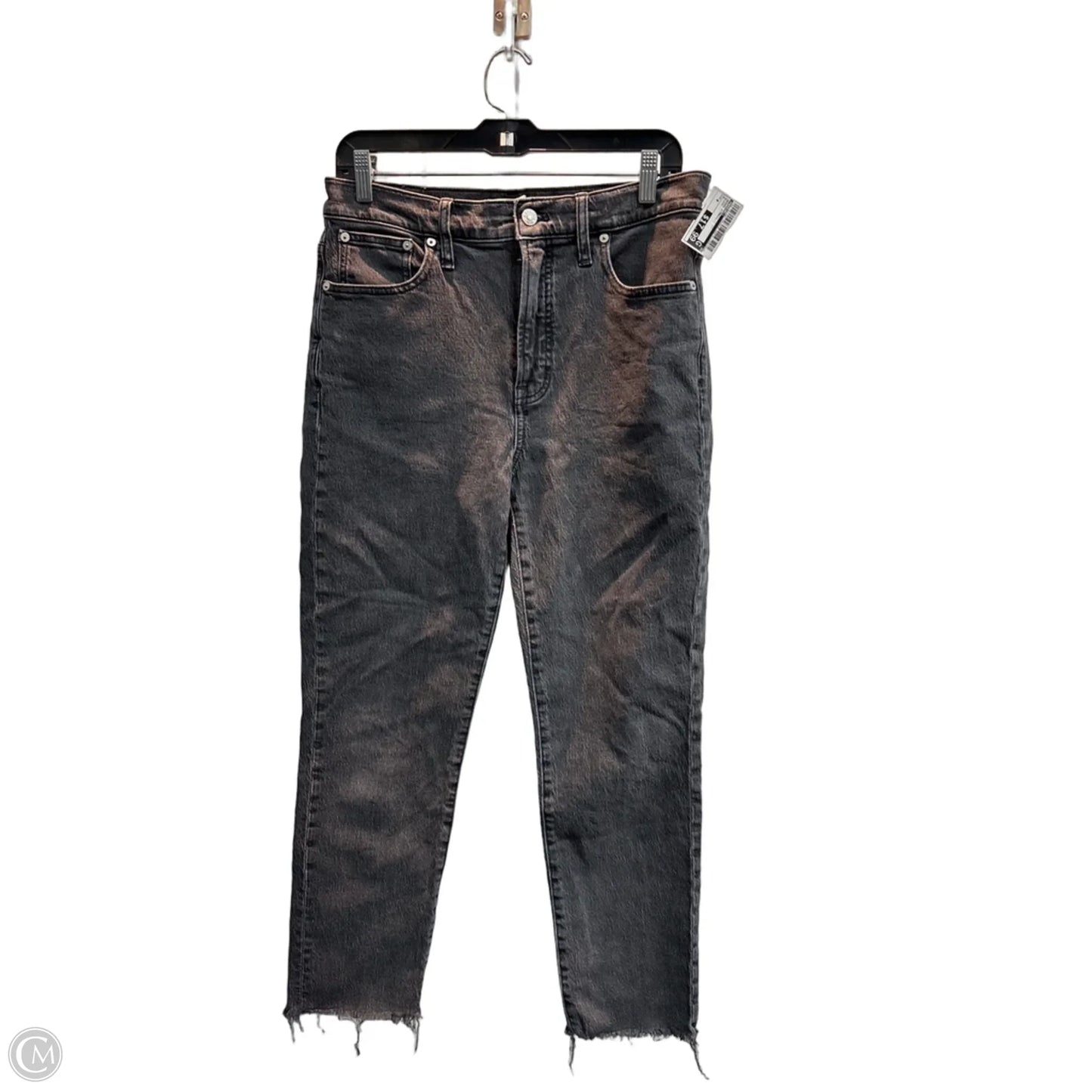 Jeans Straight By Madewell In Black, Size: 8