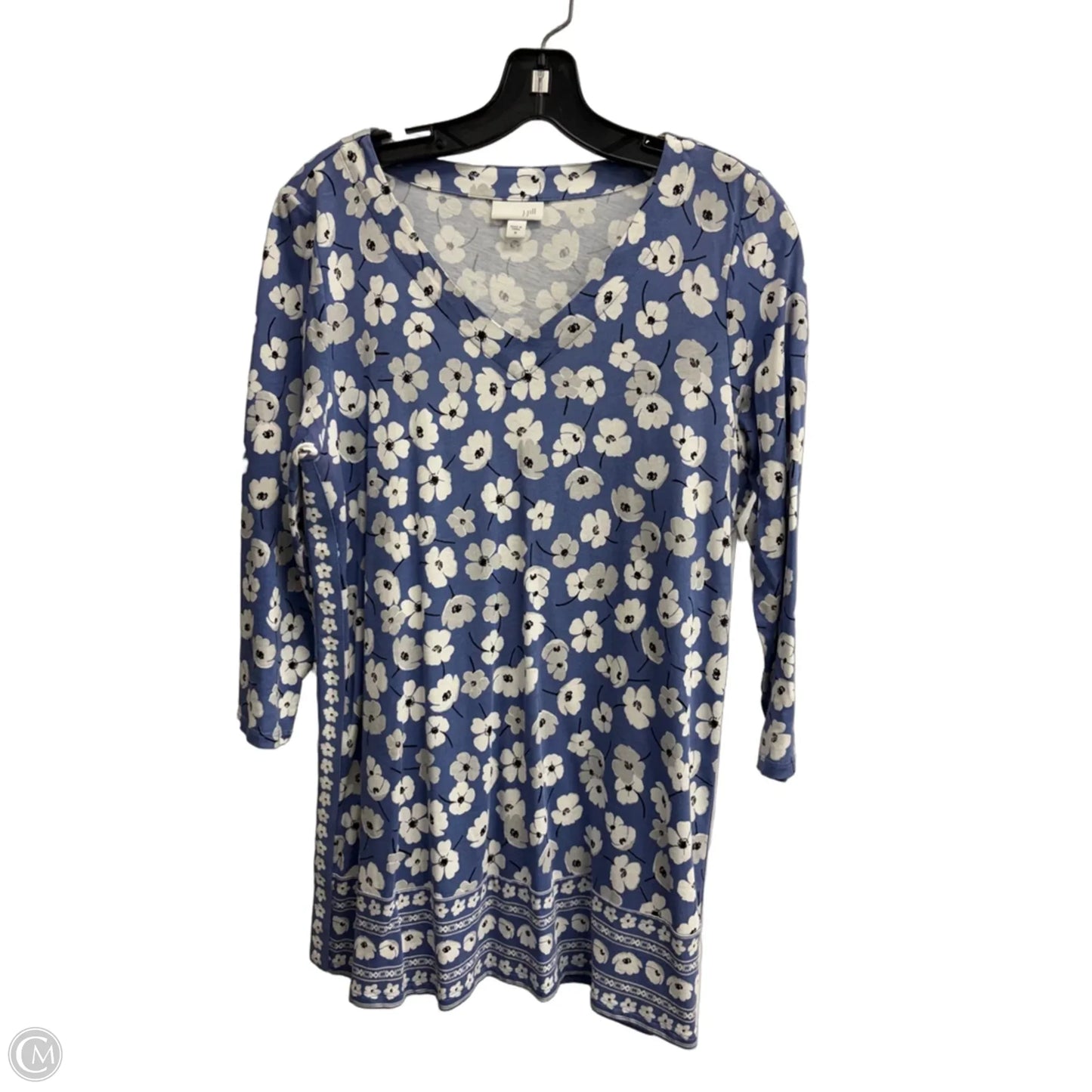 Top Long Sleeve By J. Jill In Floral Print, Size: M