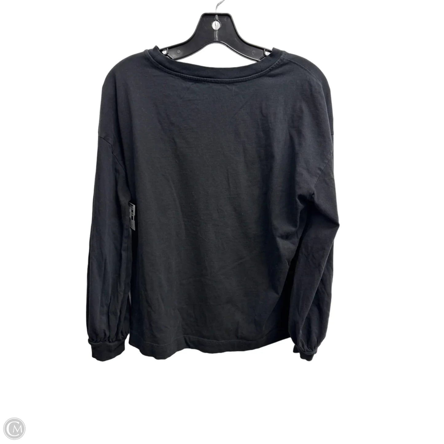 Top Long Sleeve Basic By Everlane In Black, Size: M