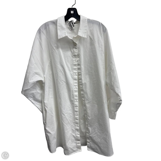 Dress Casual Midi By Express In White, Size: L