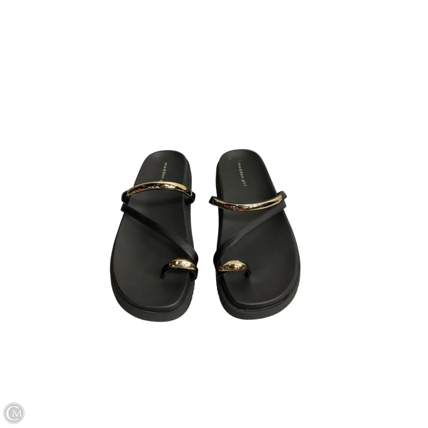 Sandals Flats By Madden Girl In Black, Size: 10