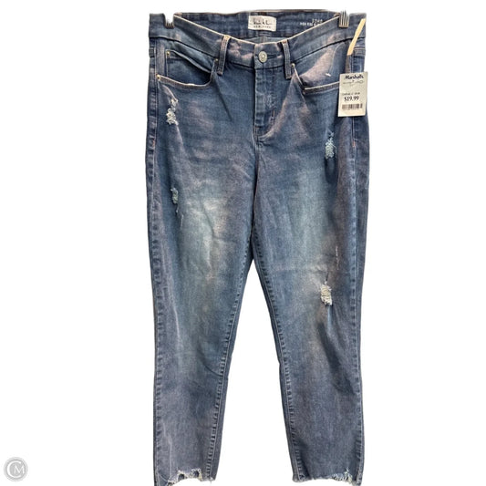Jeans Straight By Nicole Miller In Blue, Size: 4