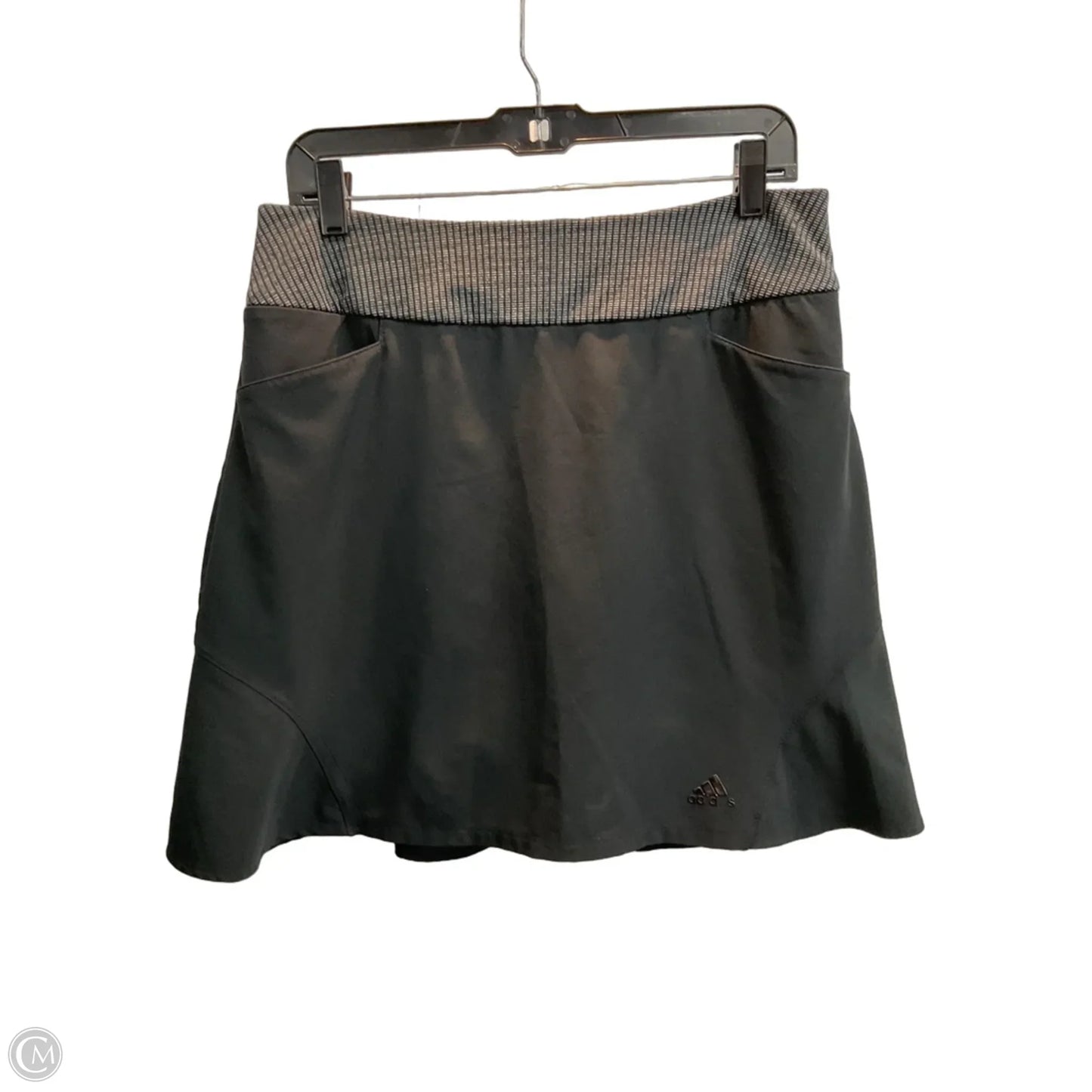 Athletic Skort By Adidas In Black, Size: M