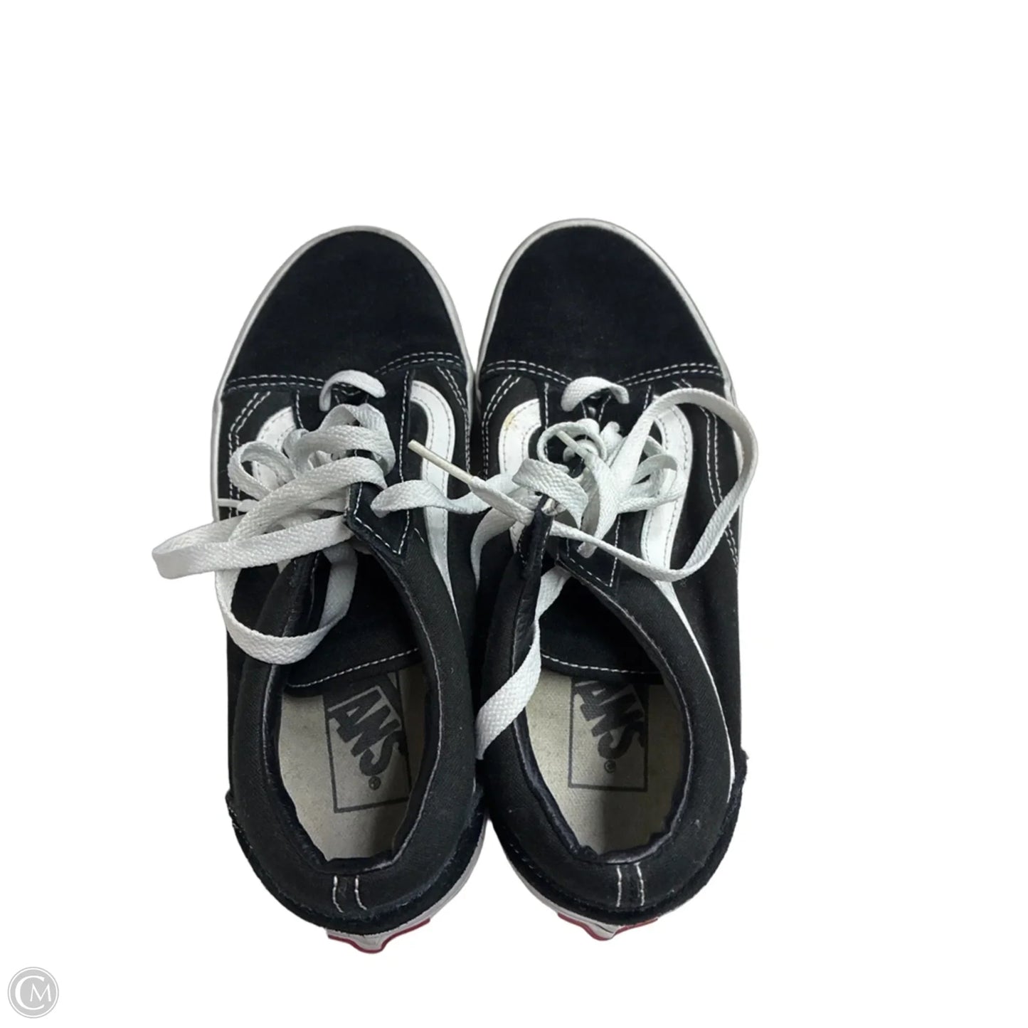 Shoes Sneakers By Vans In Black, Size: 7.5
