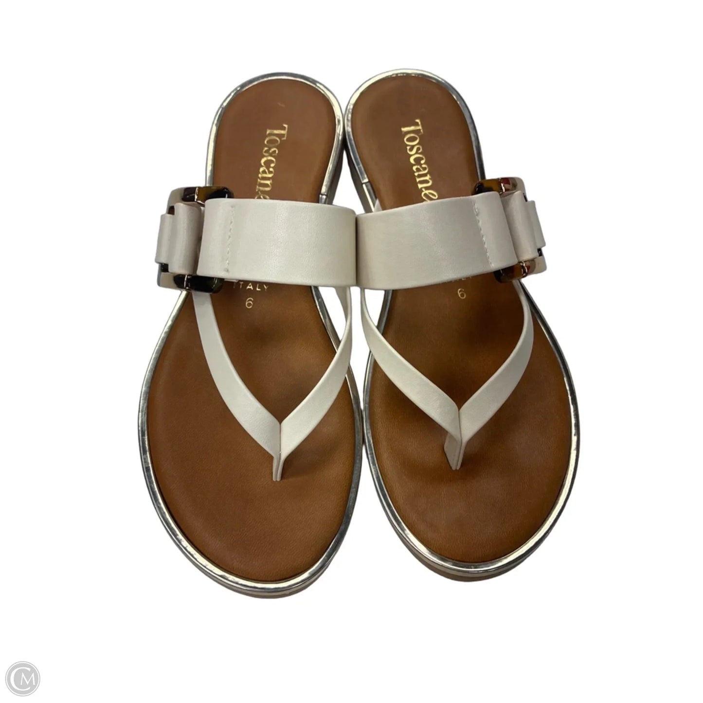 Sandals Flats By Toscanella In Tan, Size: 6
