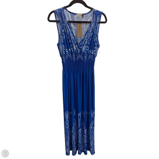Dress Casual Maxi By Jon And Anna In Blue, Size: L