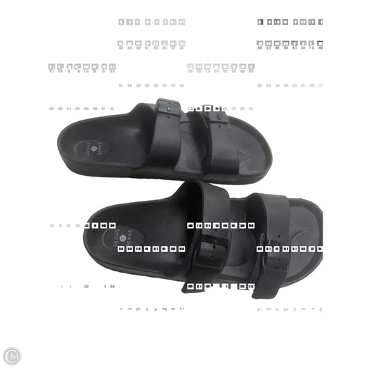 Sandals Flats By Shade & Shore In Black, Size: 10