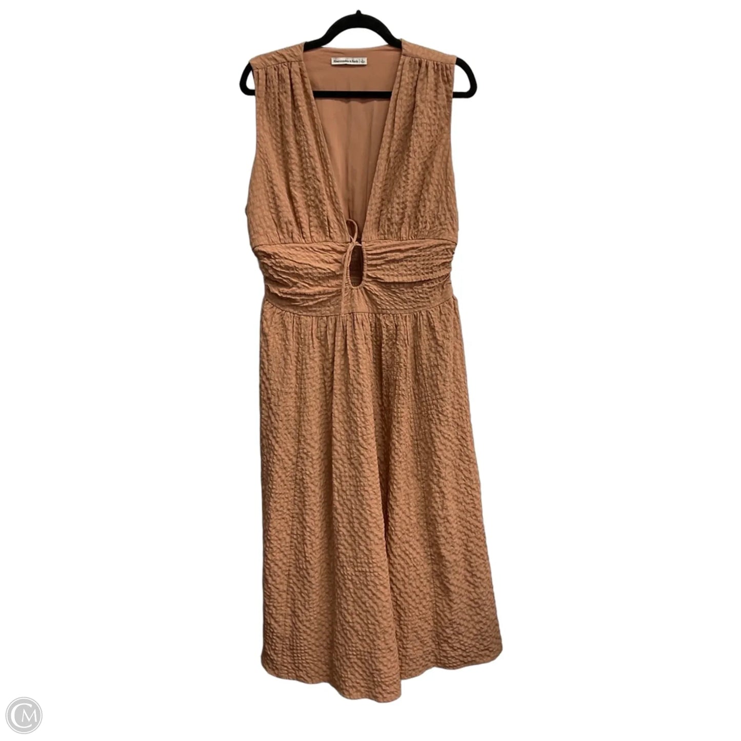 Dress Casual Maxi By Abercrombie And Fitch In Orange, Size: L
