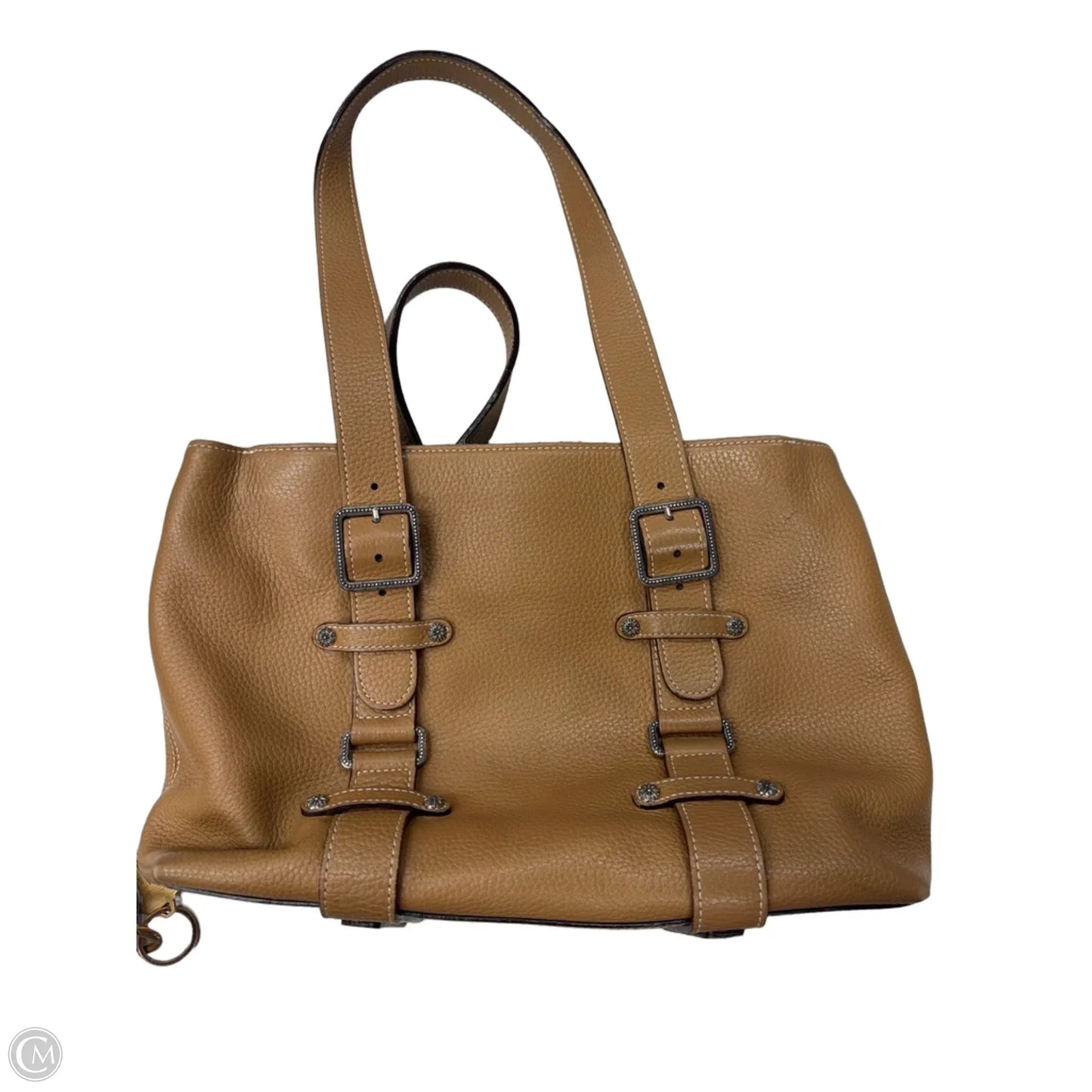 Handbag Leather By Brighton, Size: Medium