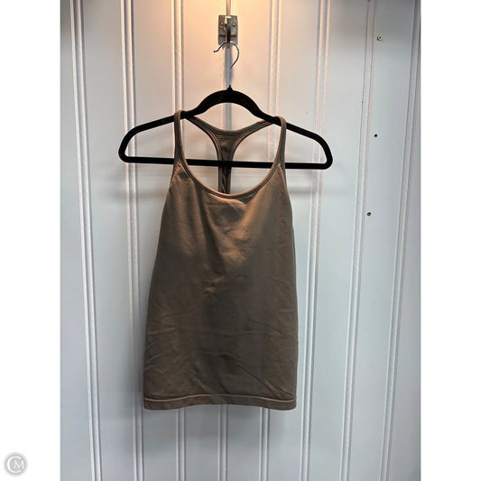 Athletic Tank Top By Athleta In Brown, Size: L