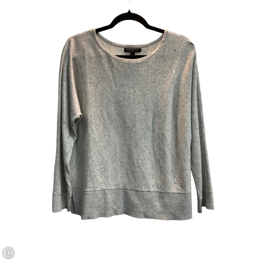 Top Long Sleeve Basic By Banana Republic In Grey, Size: L