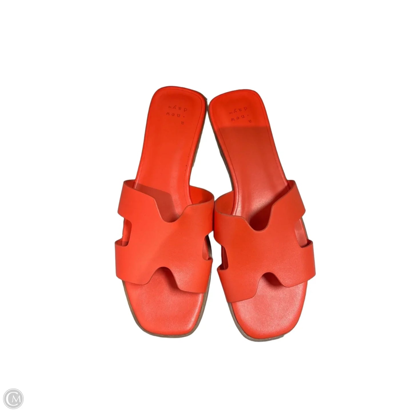 Sandals Flats By A New Day In Orange, Size: 7.5