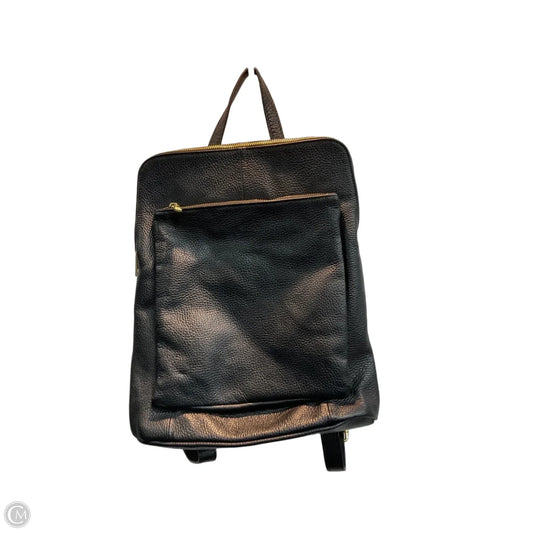 Backpack Leather By Clothes Mentor, Size: Medium