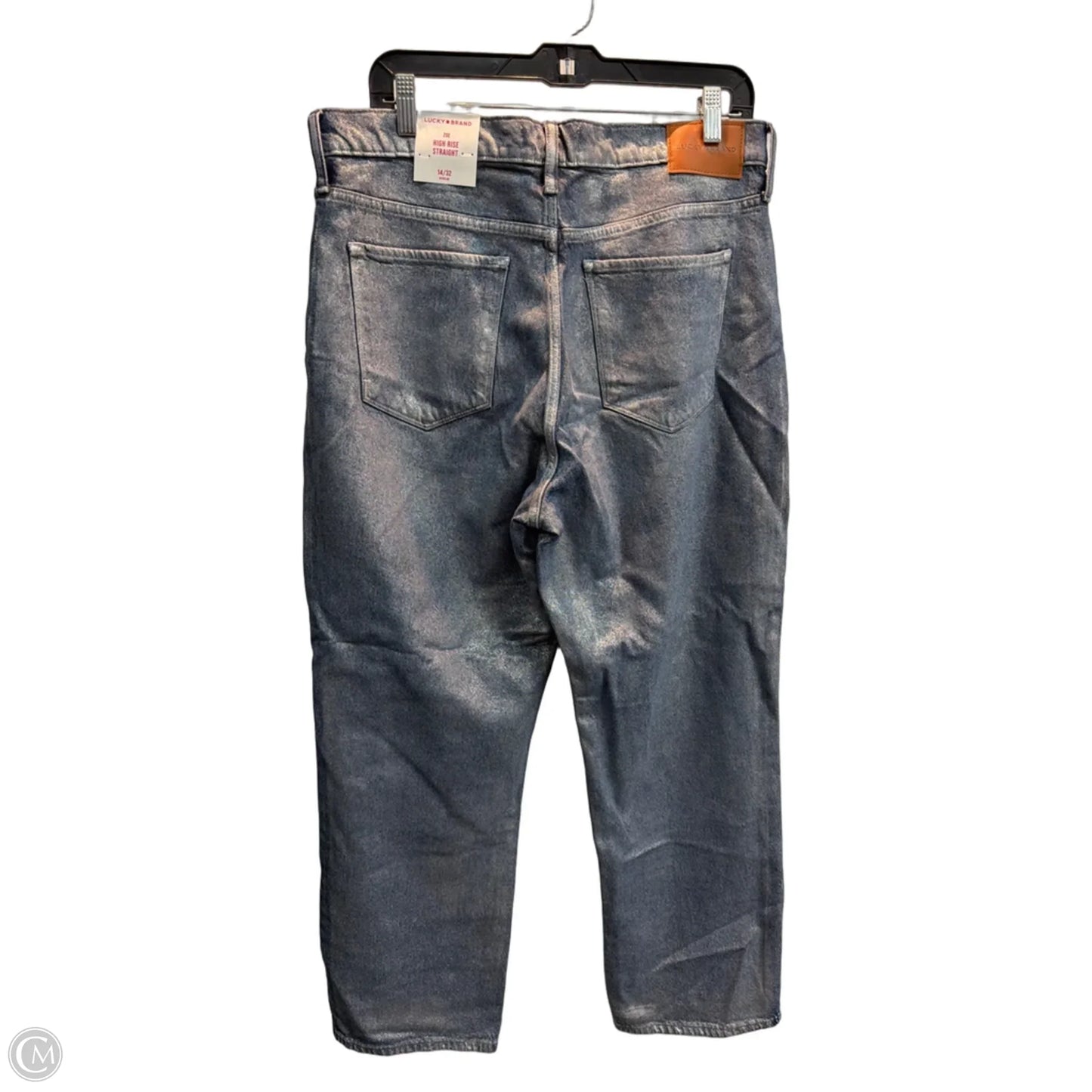 Jeans Straight By Lucky Brand In Blue, Size: 14