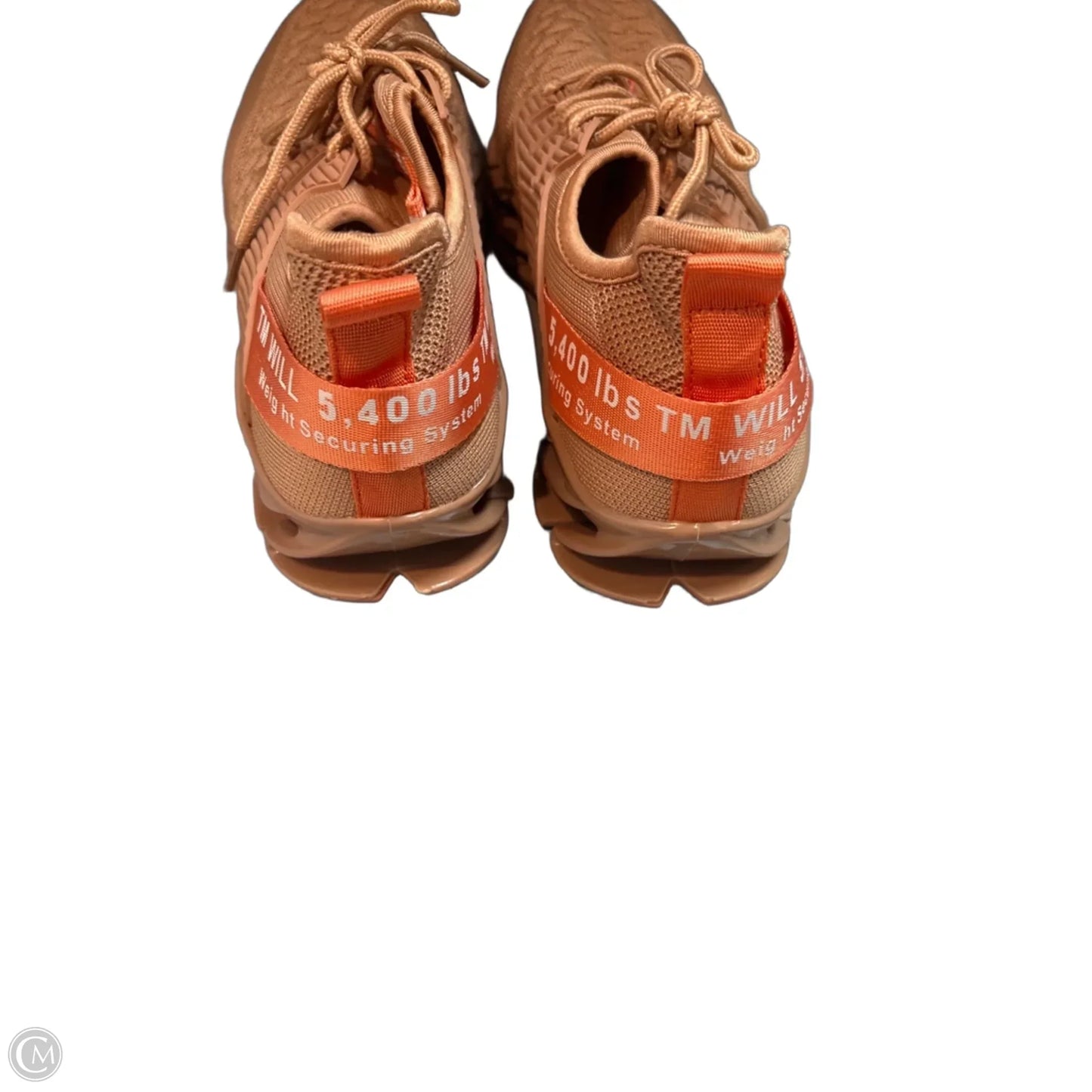 Shoes Athletic By Clothes Mentor In Tan, Size: 12