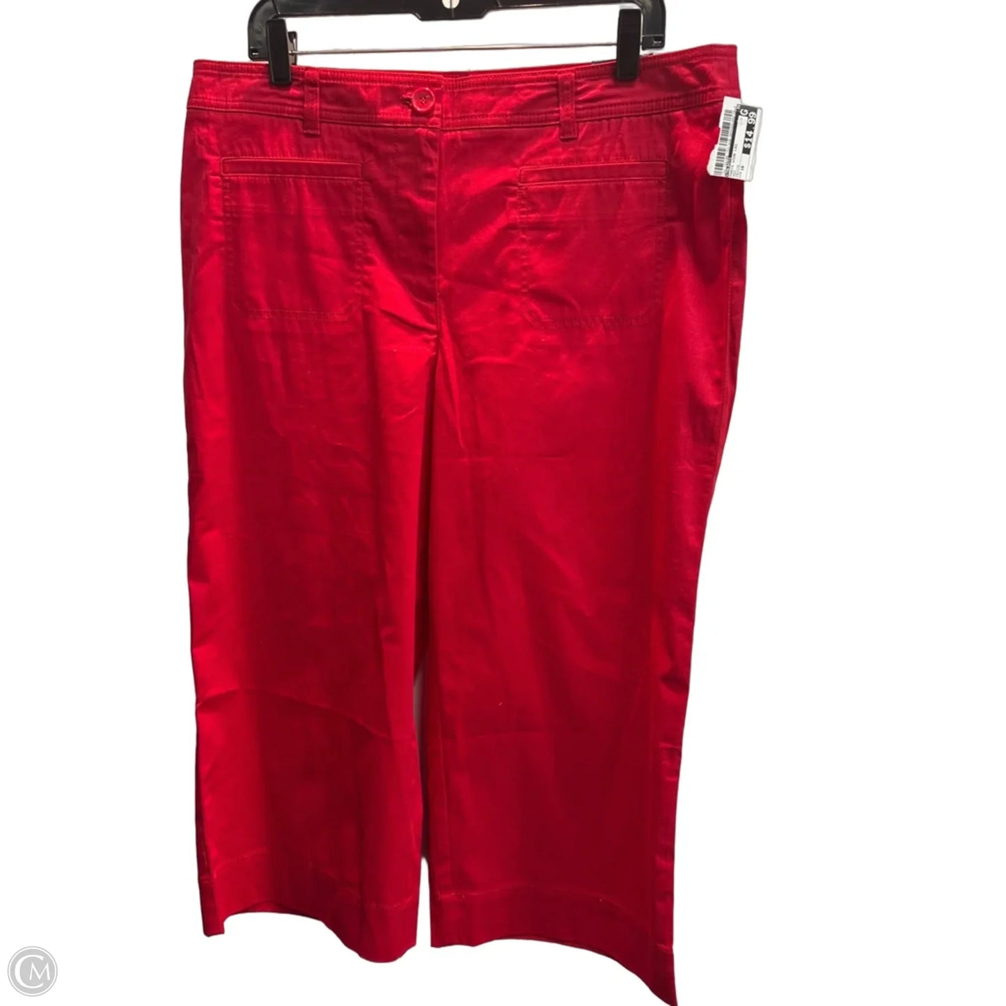 Pants Wide Leg By Talbots In Red, Size: 16