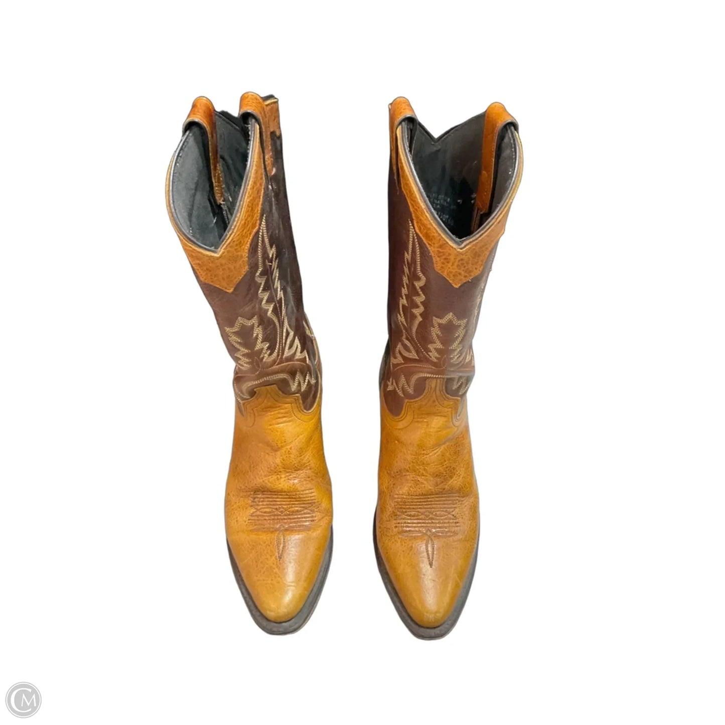Boots Western By Clothes Mentor In Brown, Size: 8.5