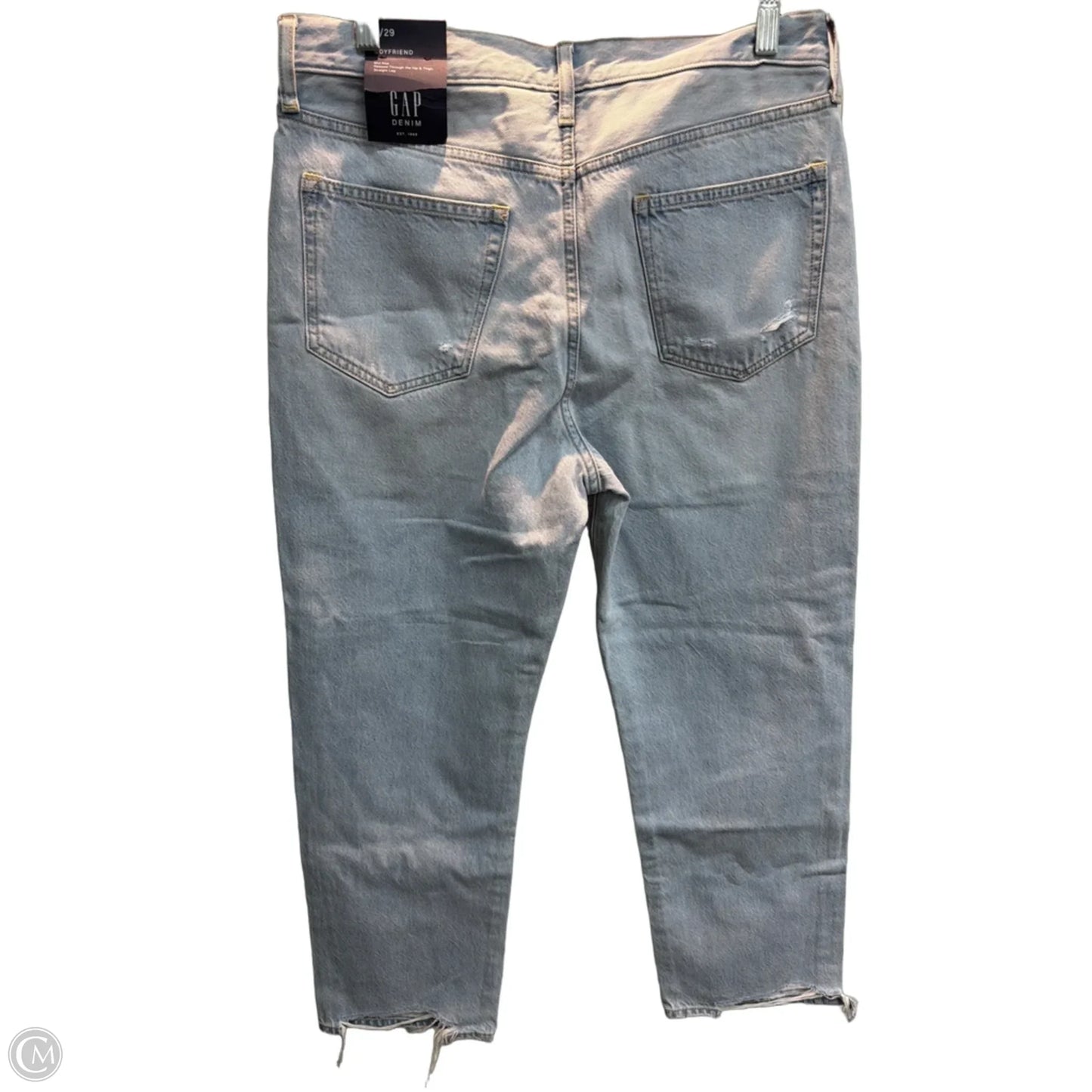 Jeans Boyfriend By Gap In Blue, Size: 8