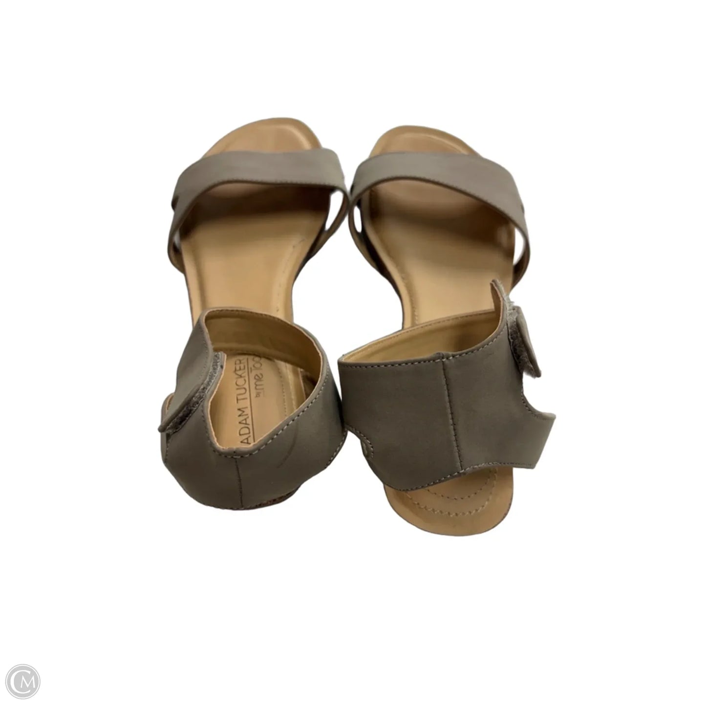 Sandals Flats By Me Too In Taupe, Size: 10