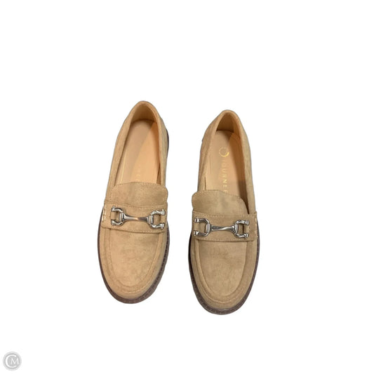 Shoes Heels Block By Journee In Tan, Size: 6