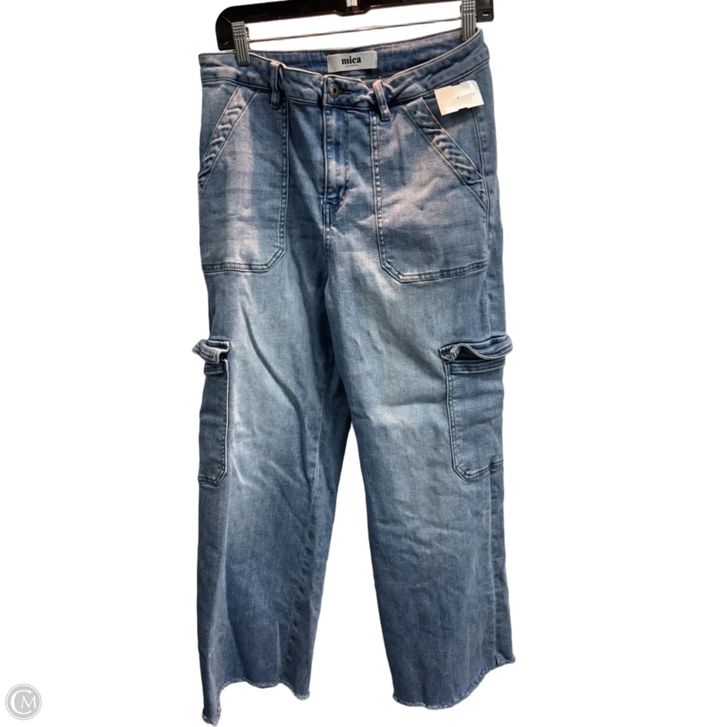 Jeans Wide Leg By Mica In Blue, Size: 10