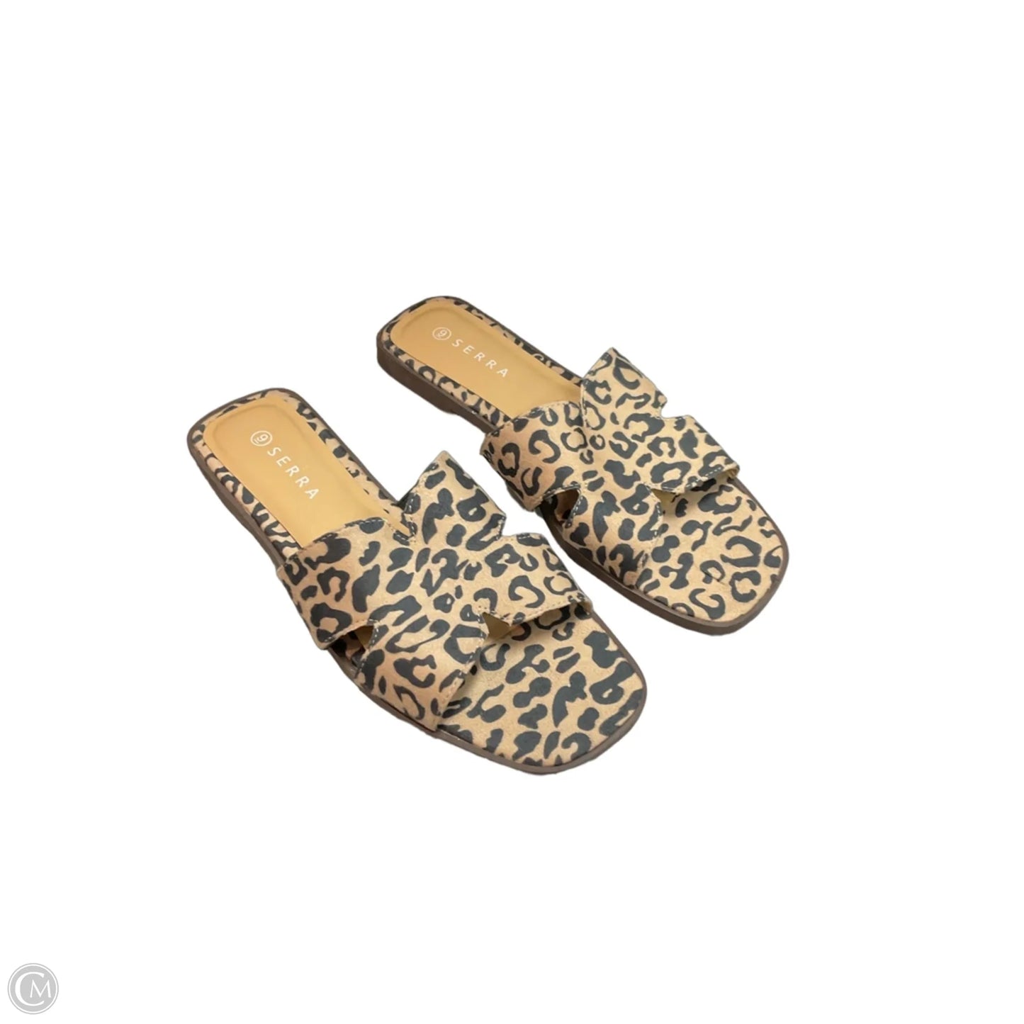 Sandals Flats By Serra In Animal Print, Size: 9