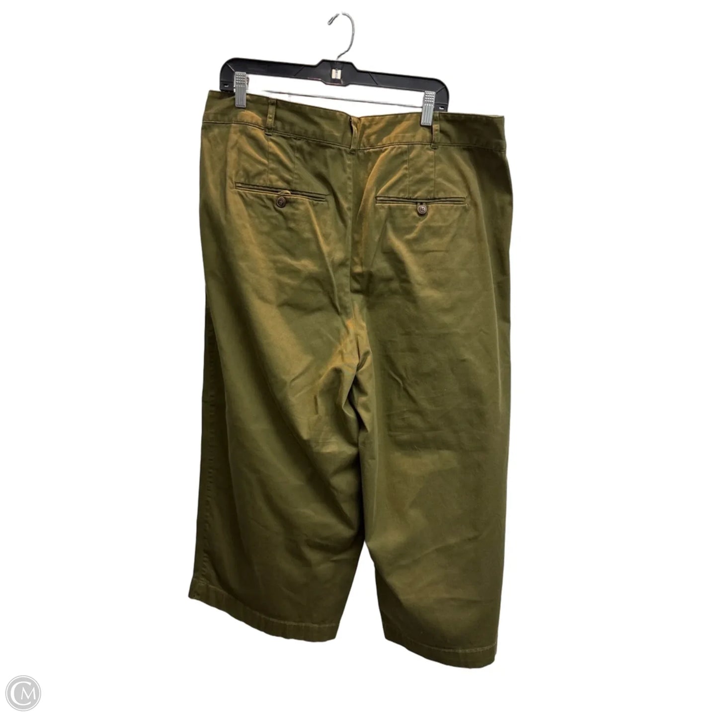 Pants Wide Leg By Madewell In Green, Size: 18
