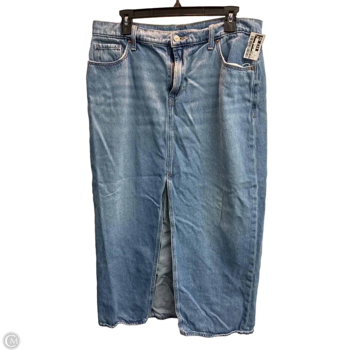 Skirt Maxi By Old Navy In Blue Denim, Size: 12
