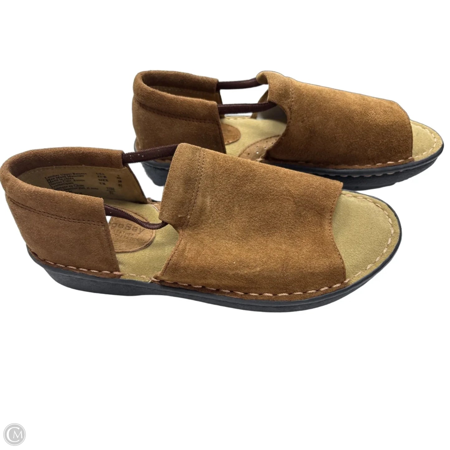 Sandals Flats By Montego Bay In Brown, Size: 9
