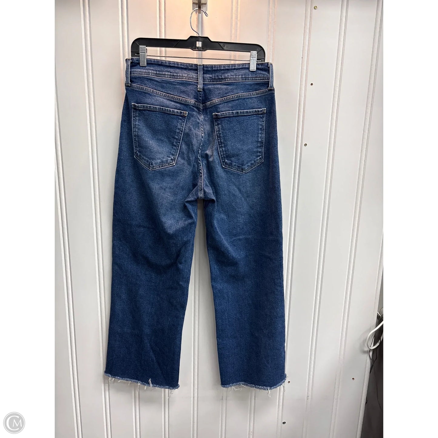 Jeans Wide Leg By Just Black In Blue, Size: 12