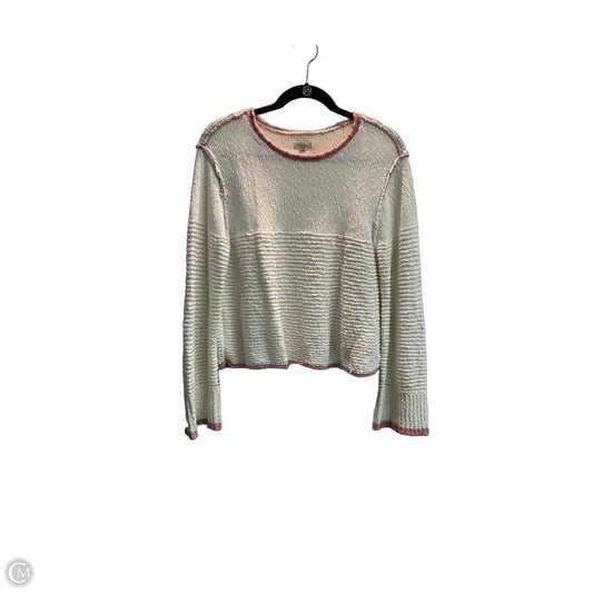 Sweater By Pilcro In White, Size: S