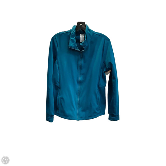 Athletic Jacket By Members Mark In Blue, Size: L