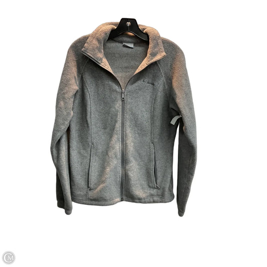 Jacket Fleece By Columbia In Grey, Size: M