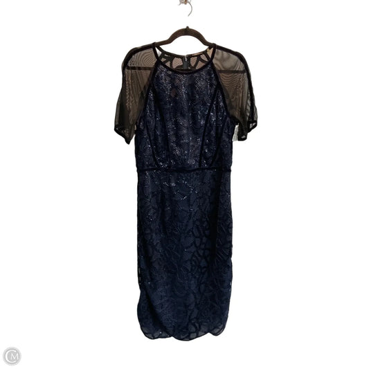 Dress Party Midi By Elie Tahari In Navy, Size: L