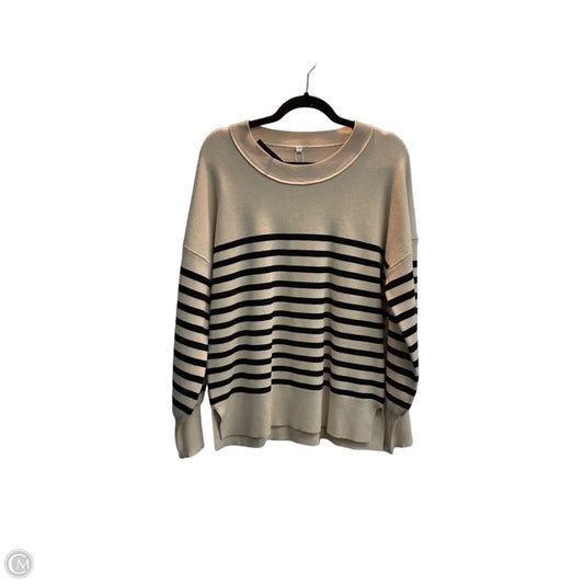 Sweater By Clothes Mentor In Striped Pattern, Size: S