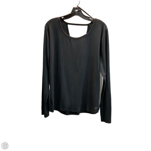 Top Long Sleeve By Freely In Black, Size: Xl