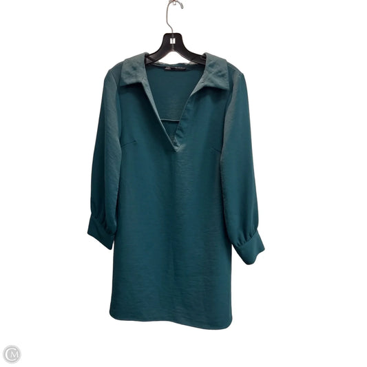 Dress Party Midi By Zara In Green, Size: S