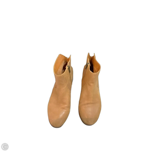 Boots Ankle Heels By Lucky Brand In Tan, Size: 7