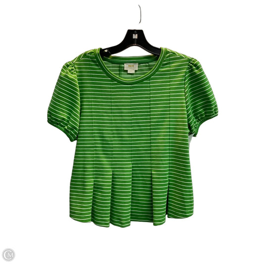 Top Short Sleeve By Maeve In Green, Size: M