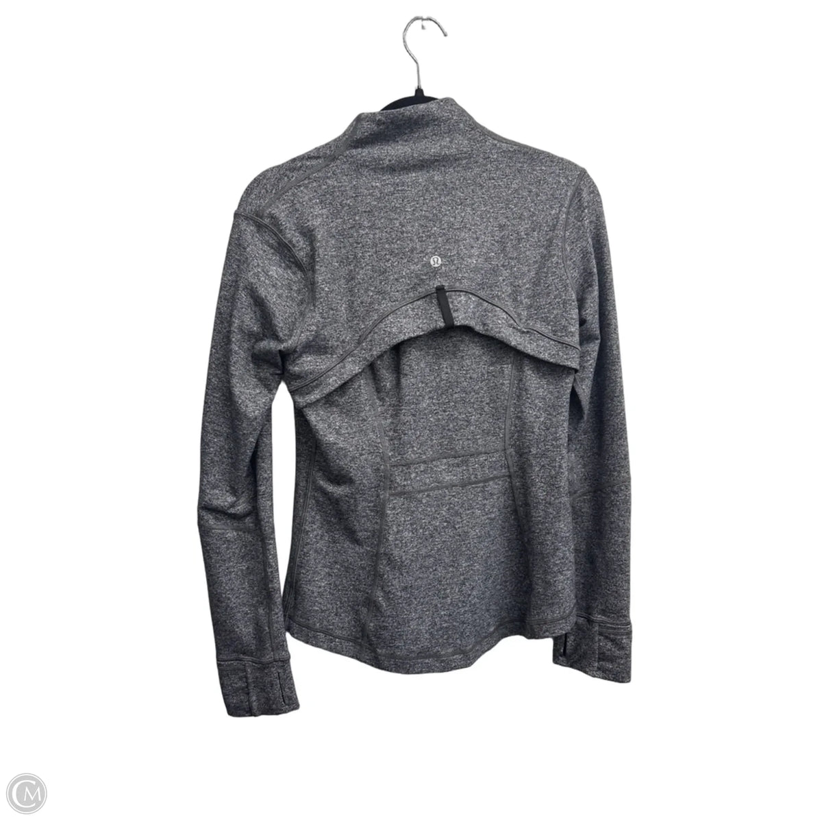 Athletic Jacket By Lululemon In Grey, Size: M