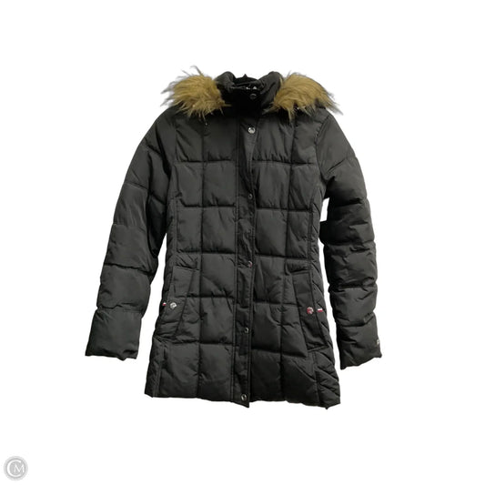 Coat Puffer & Quilted By Tommy Hilfiger In Black, Size: M