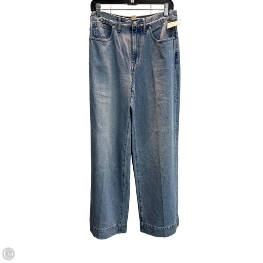 Jeans Wide Leg By Madewell In Blue, Size: 4