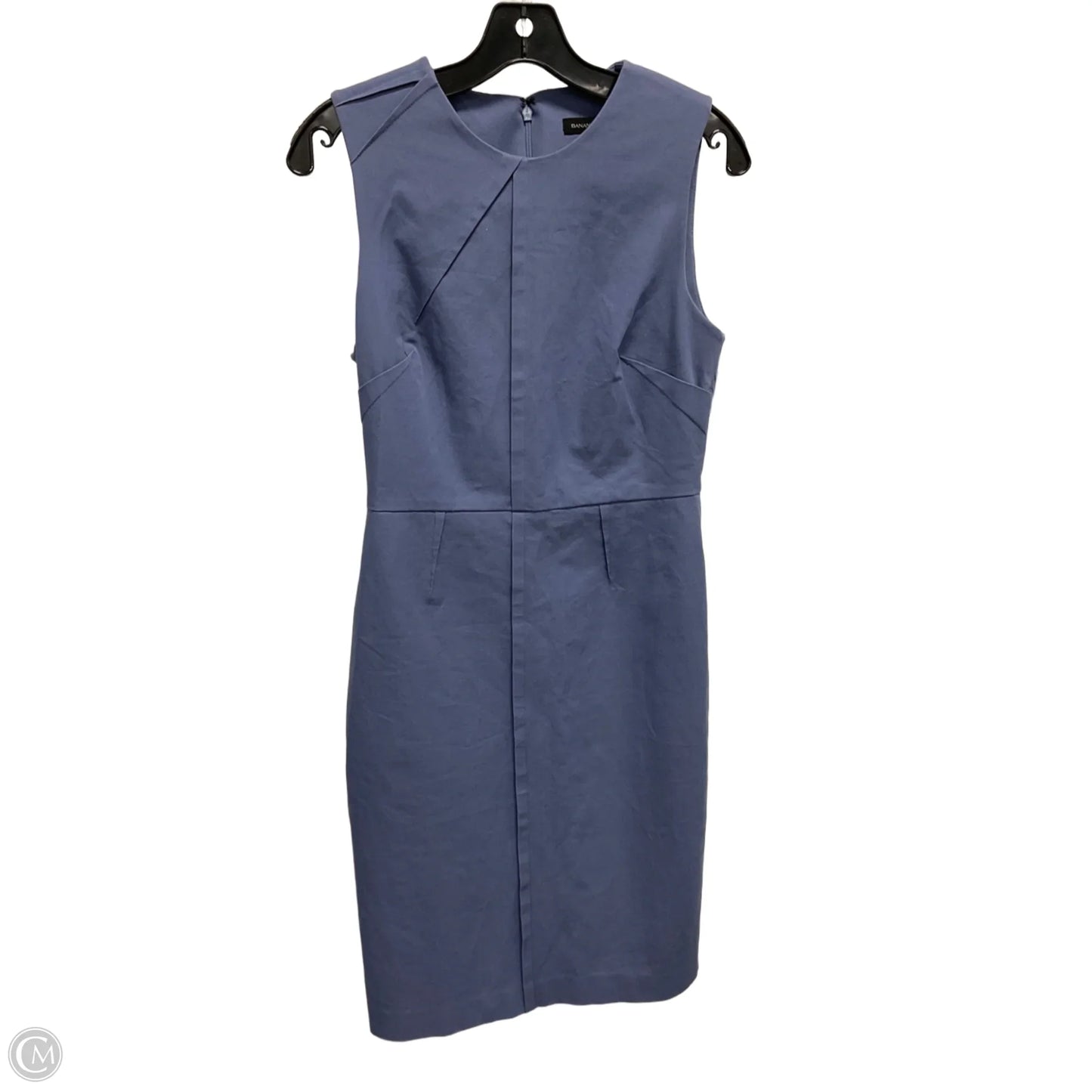 Dress Casual Midi By Banana Republic In Blue, Size: 6