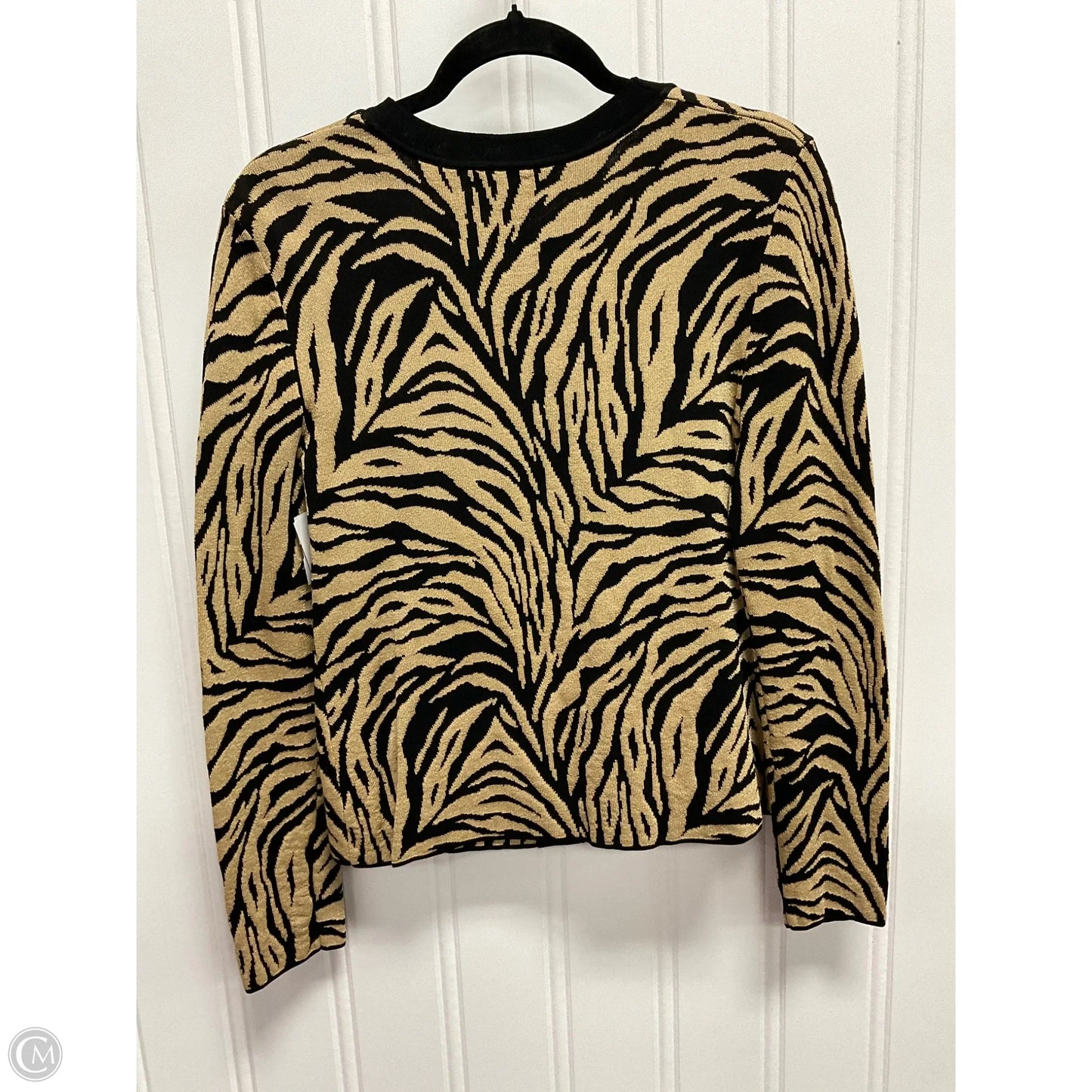 Cardigan By Jones New York In Black & Brown, Size: Mp