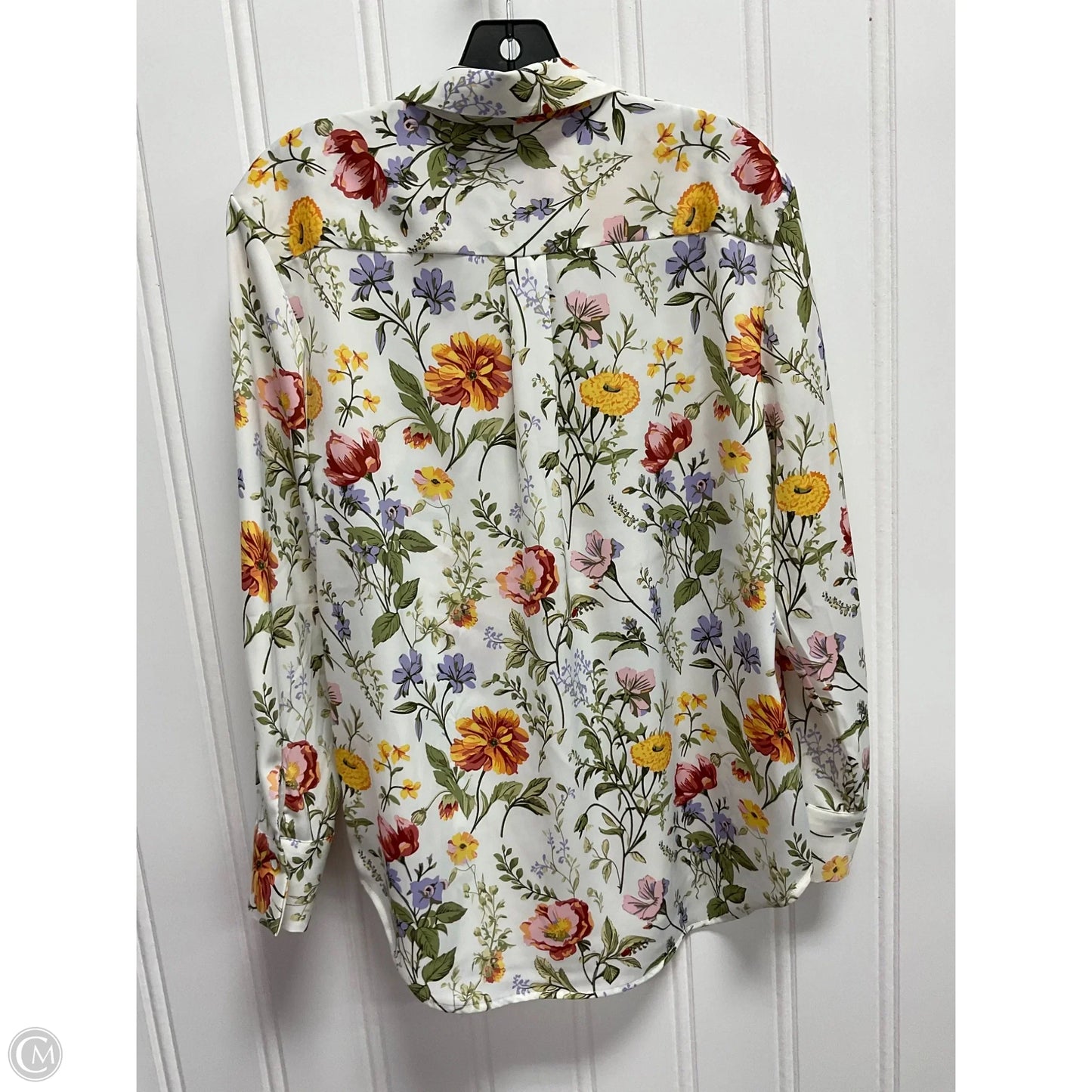 Top Long Sleeve By Joie In Floral Print, Size: L
