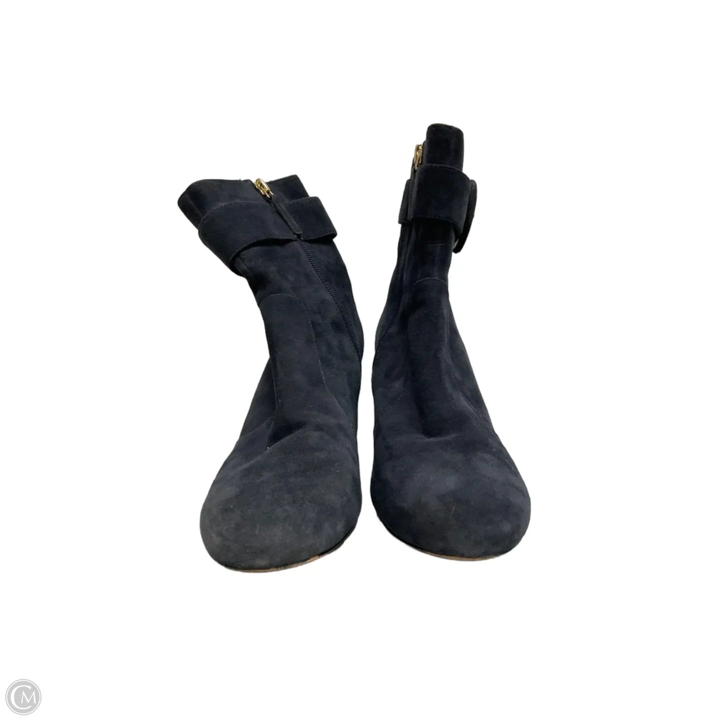 Boots Ankle Heels By Nine West In Blue, Size: 9.5